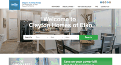 Desktop Screenshot of claytonhomesnevada.com
